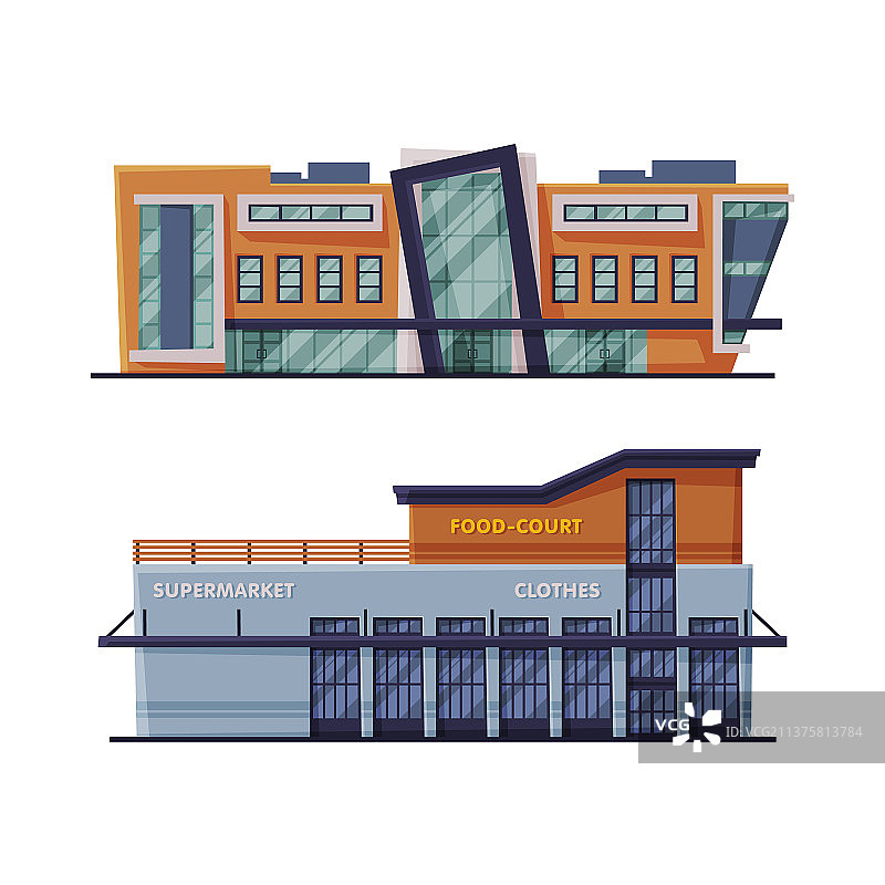 公共建筑购物中心合集图片素材