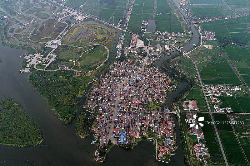 江苏盐城建湖县九龙口风景区图片素材