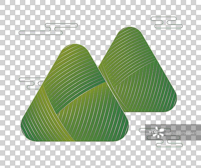 粽子抽象线条图片素材