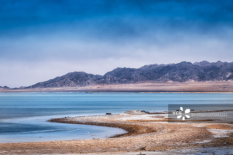青海小柴旦湖图片素材