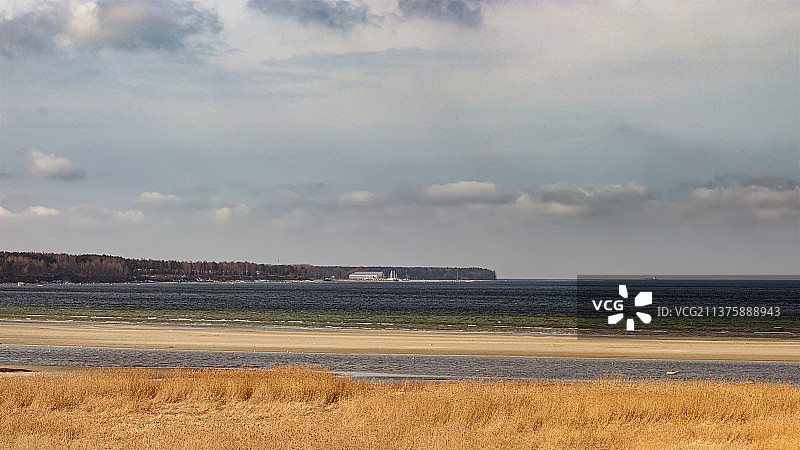 爱沙尼亚斯特罗米海滩风光图片素材