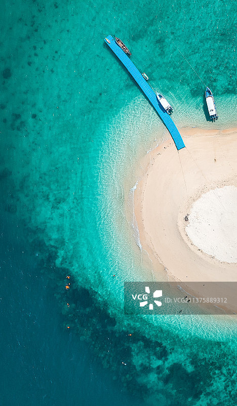 奈岛，普吉岛的猫岛，泰国图片素材