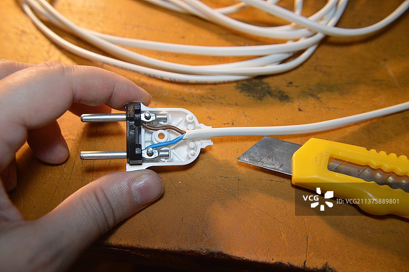 插座接线板安装图片素材