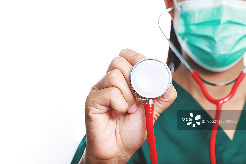 医生准备好帮助治疗感染新冠肺炎的患者图片素材