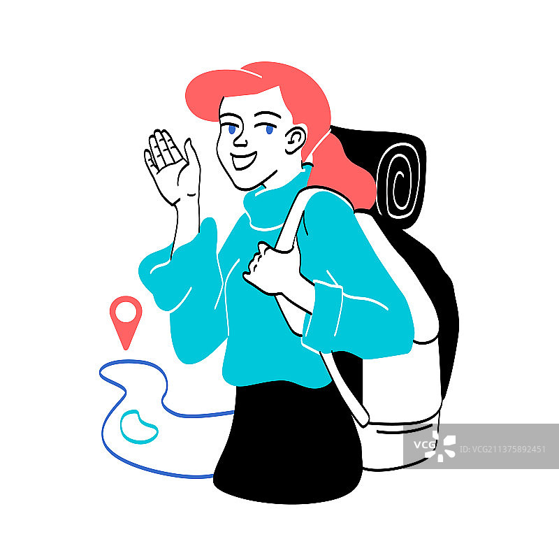 度假中的人们图片素材