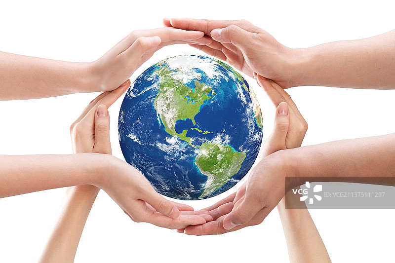 手捧地球图片素材