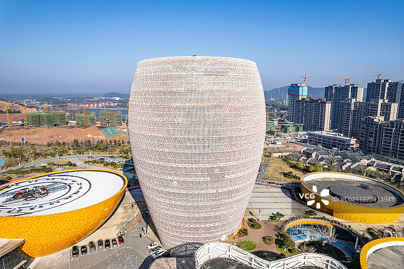 中国湖南醴陵瓷谷航拍风光图片素材