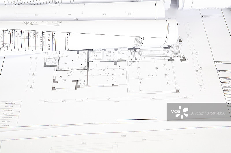 室内设计图纸图片素材