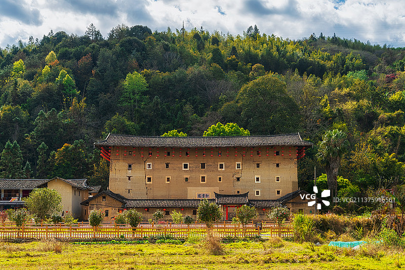 世界文化遗产，福建漳州市南靖县云水谣村——和贵楼图片素材