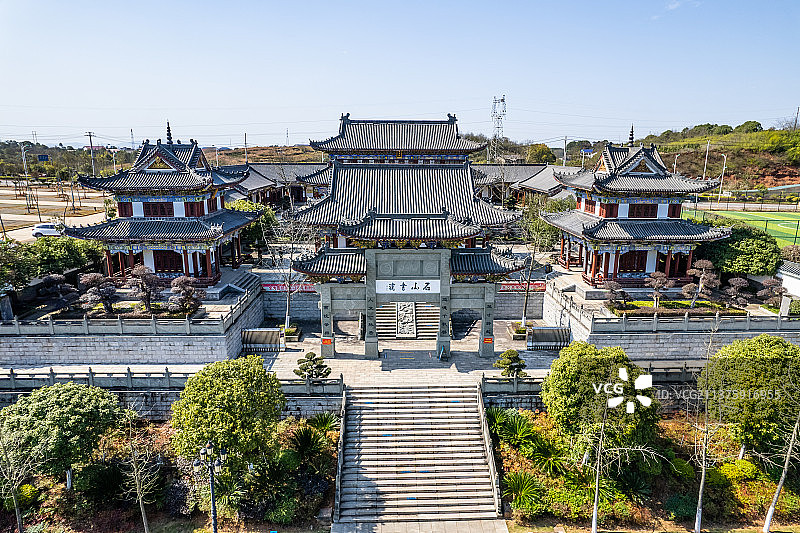 中国湖南省攸县石山书院图片素材