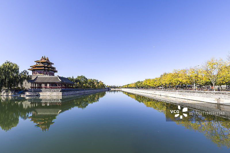 北京故宫东北角楼图片素材