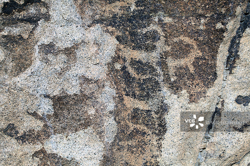 新疆哈密：沁城白山岩画图片素材