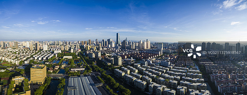 宁波居民区航拍图片素材