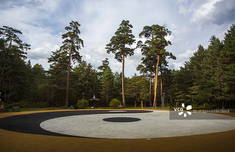 二道白河镇美人松公园图片素材