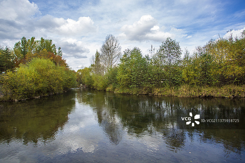 二道白河镇野鸭湖图片素材