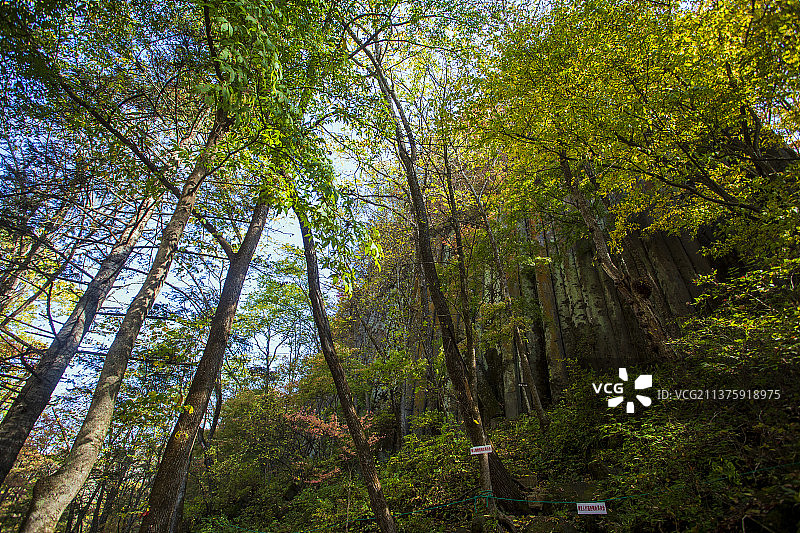柱状节理图片素材