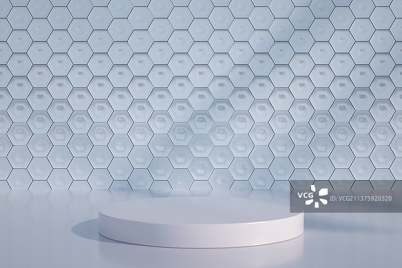 3D渲染抽象电子商务平台商品展位摊位展台基座底座图片素材