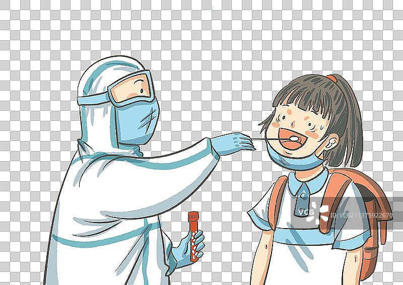 核酸检测图片素材