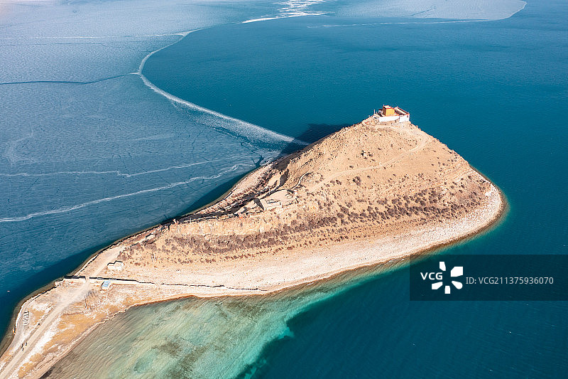 羊湖日托寺图片素材