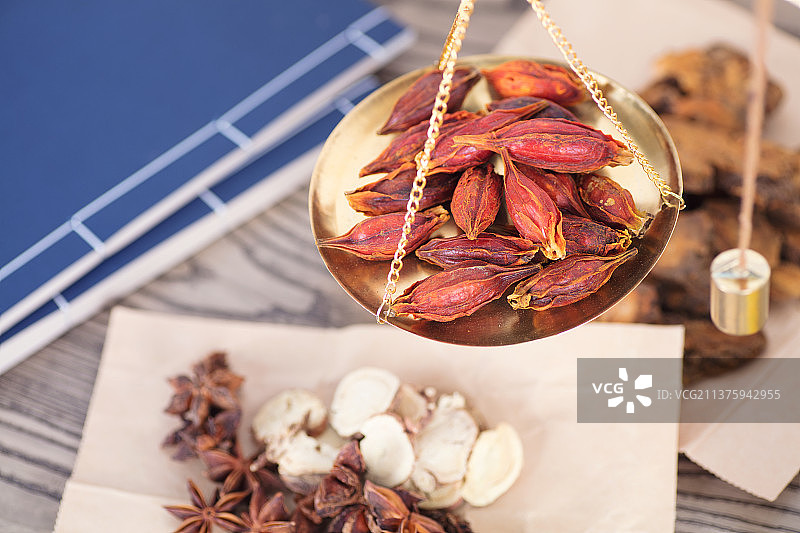 中医配药图片素材