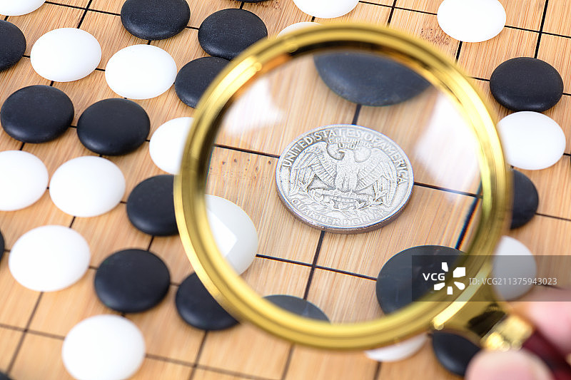 金融博弈概念图片素材