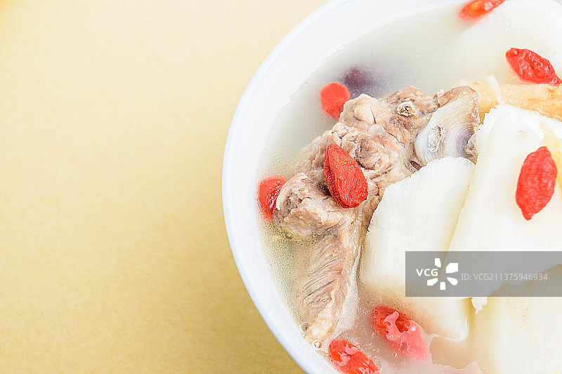 山药枸杞猪骨汤图片素材