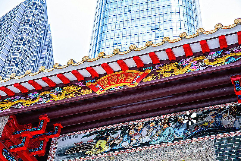 深圳南山区科技园大涌大王古庙图片素材