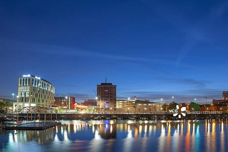 英国，利物浦，街景。图片素材