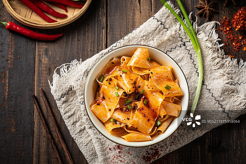 四川红油面皮图片素材