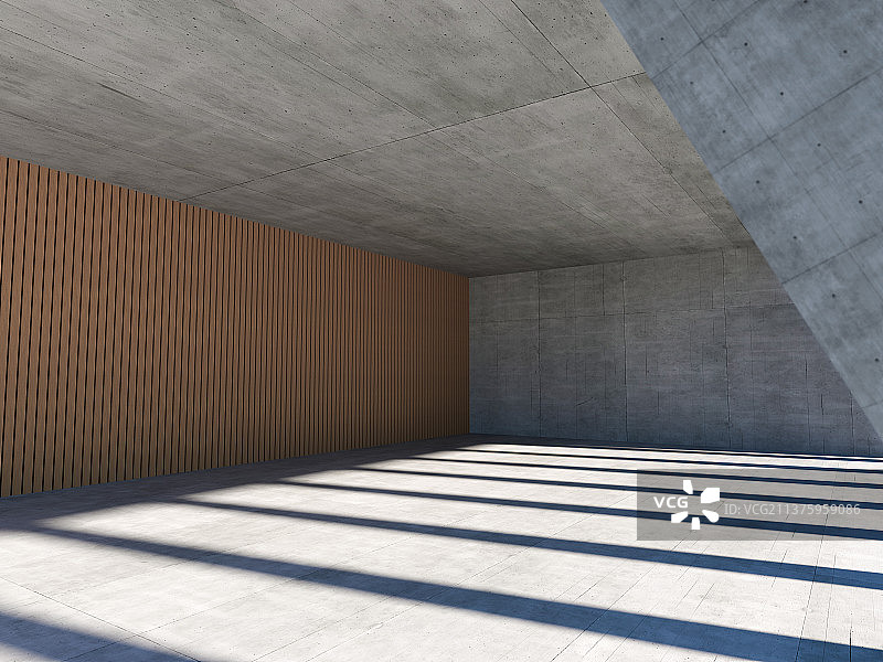 混凝土空间停车场图片素材