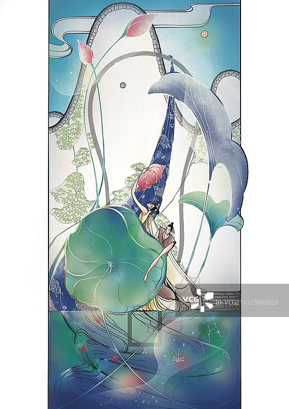 【二十四节气之中国舞】之【小暑】图片素材