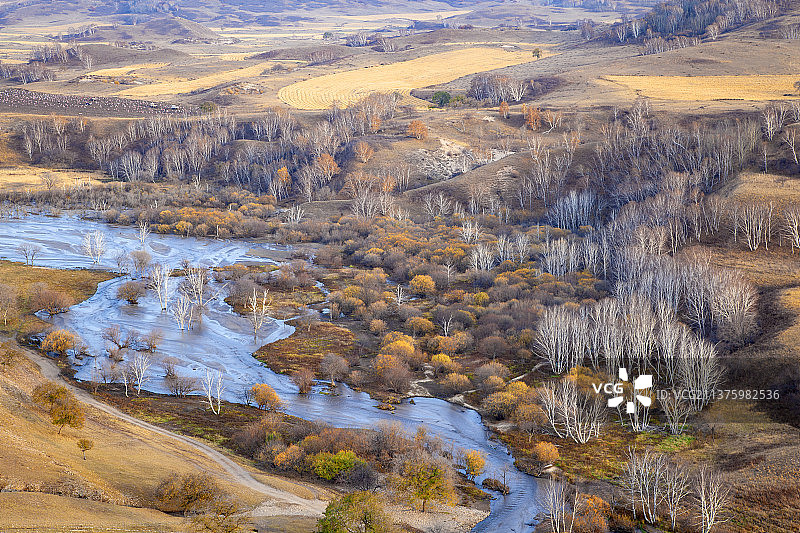 中国内蒙古乌兰布统透风沟图片素材