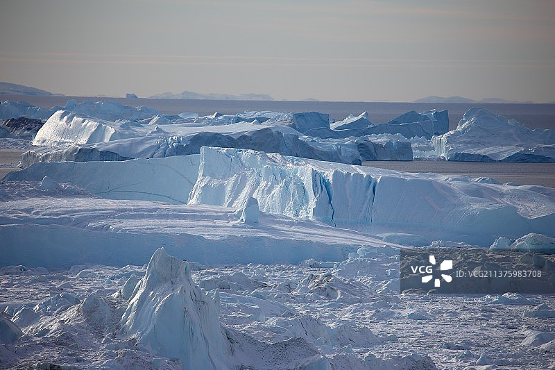 北极圈格陵兰冰雪世界丹麦寒带冰山冰雪旅游世界尽头北美北欧图片素材