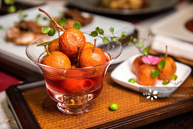 山楂罐头图片素材