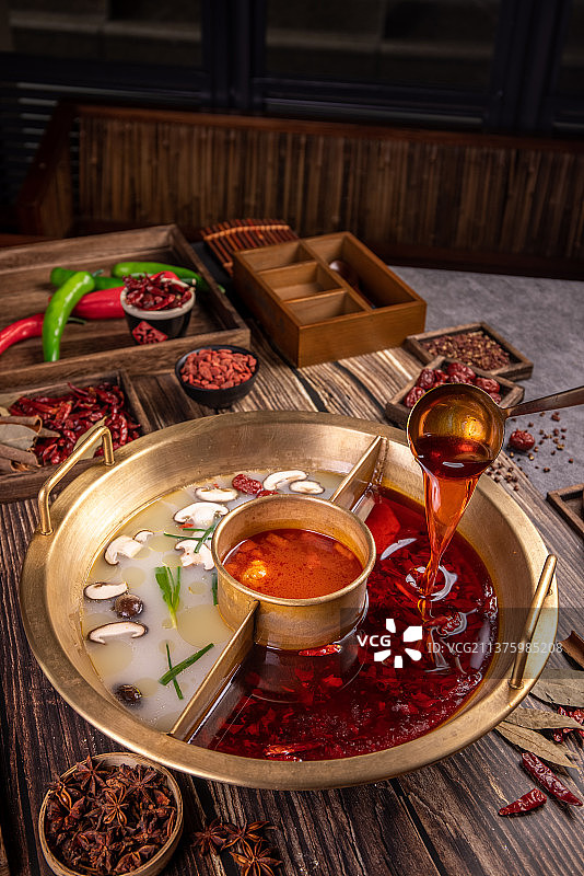 四川火锅汤底图片素材