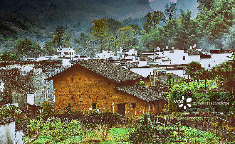 婺源田园风光图片素材