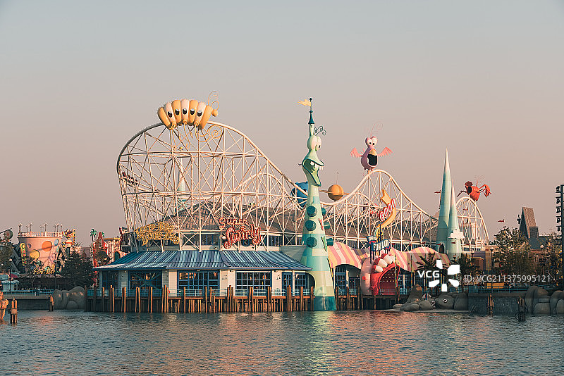 北京环球影城，小黄人游乐场图片素材