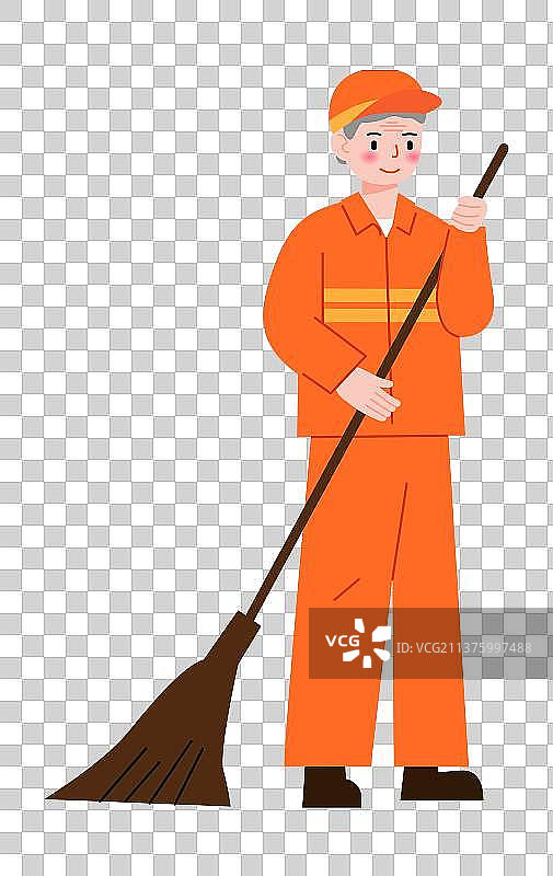 环卫工人职业工作者图片素材