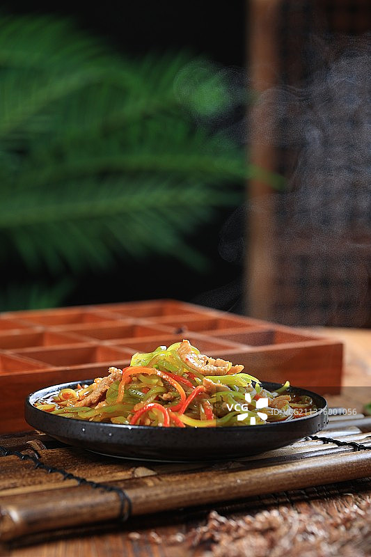 鱼香肉丝场景图图片素材