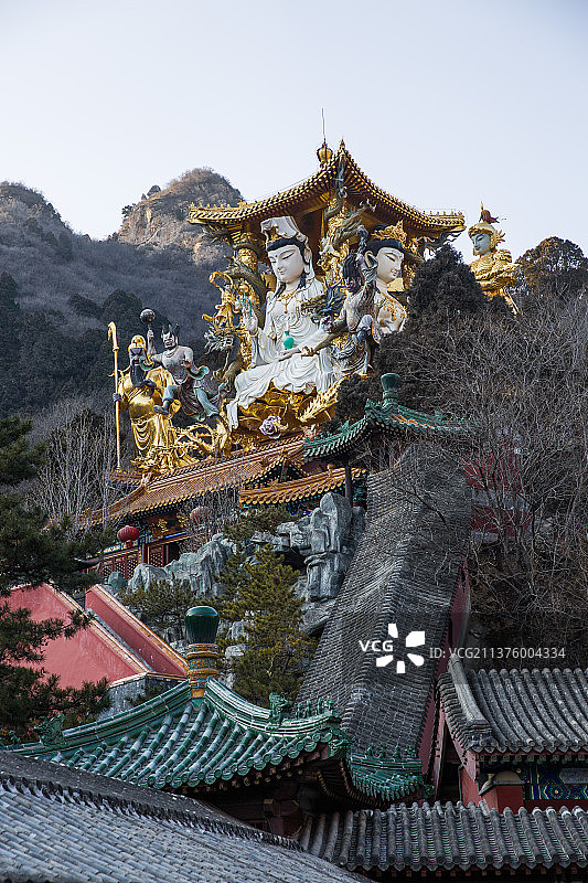 白瀑寺佛像图片素材