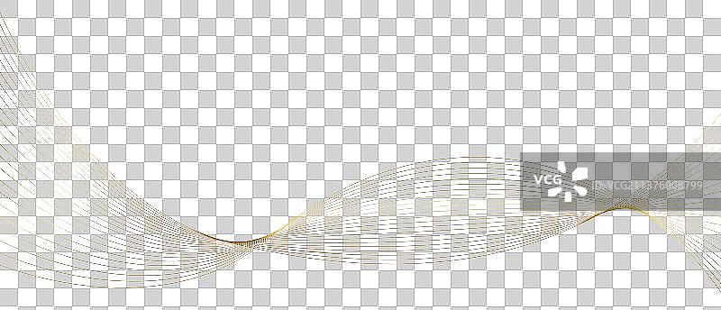 金色科技波浪抽象线条图片素材