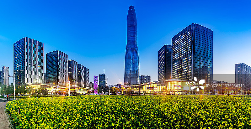 滨海广场夜色图片素材