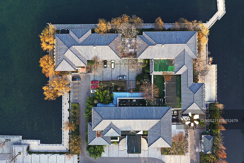 聚龙湖公园一角+江苏省盐城市盐都区聚龙湖公园图片素材