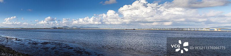 珠海金湾情侣路海景图片素材