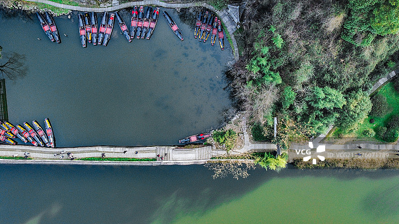 绍兴鉴湖与东湖，还有大禹陵图片素材