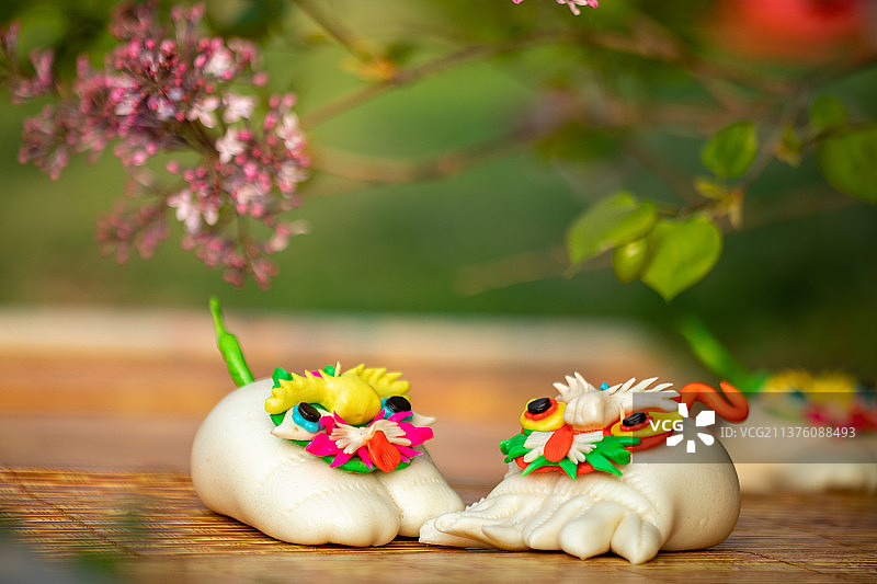 山西晋南传统民俗美食面塑花馍图片素材