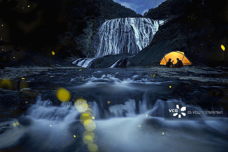 野营帐篷美景浪漫生活图片素材