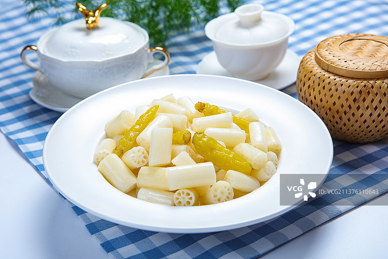 凉菜泡椒藕带图片素材