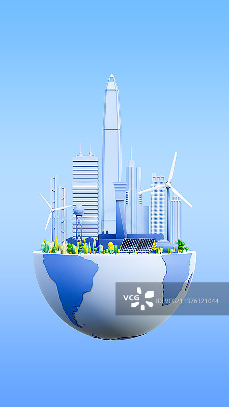 3D世界地球日主题插画图片素材