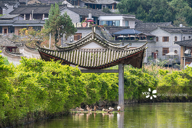 云南腾冲和顺古镇风景图片素材
